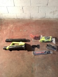 lot 4 image: ASSORTED OUTDOOR RYOBI TOOLS. SEE PICTURES