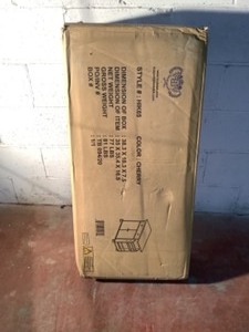 lot 8 image: HODEDAH KITCHEN ISLAND CHERRY WITH SPICE RACK. SEE PICTURES