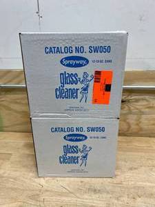 lot 34 image: SPRAYWAY Lot of 2 Cases of-  Glass Cleaner - 19oz (12 Per Case)