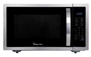 lot 39 image: MAGIC CHEF 1.6 cu. ft. Countertop Microwave in Stainless steel with Gray Cavity