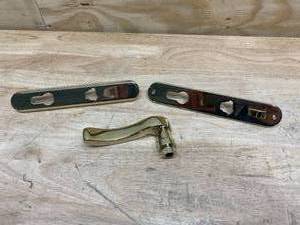 lot 45 image: ANDERSEN 45 Minute Easy Install System Handle Set Brass