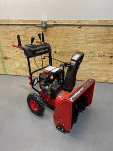 lot 13 image: POWERSMART 26 in. 212cc Two Stage Electric Start Gas Snow Blower with Power Assist Turning and Headlights