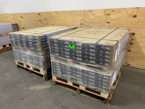 lot 1 image: SARATOGA COLLECTION Lot of 100 Boxes of- 100% Waterproof Flooring in Blonde Oak (Total of 1,893 sq. ft.)
