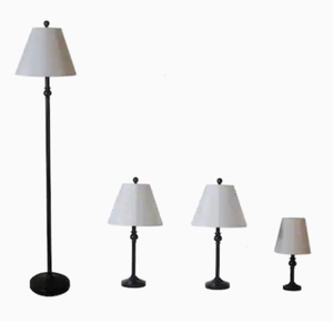 lot 54 image: J. Hunt Home 4 pc Lamp Set