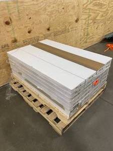 lot 3 image: HOME DECORATORS COLLECTION Lot of 28 Cases of-  Butternut 7.1 in. W x 47.6 in. L Luxury Vinyl Plank Flooring (23.44 sq. ft.). Retails for $2.49 per sq. ft.