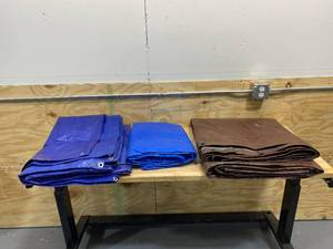 lot 86 image: Lot of 3 Tarps