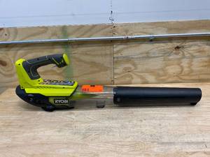lot 93 image: RYOBI 100 MPH 280 CFM ONE 18-Volt Variable-Speed Lithium-Ion Cordless Jet Fan Leaf Blower (Tool Only)