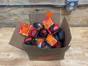 lot 130 image: Box of Tape Measures (non-working)