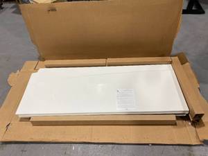 lot 131 image: Composite 27x74 Side Wall (Set) White
