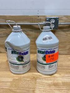 lot 135 image: VITAL OXIDE Lot of 2-  Multi-Purpose Cleaner Disinfectant (1 gal ea)