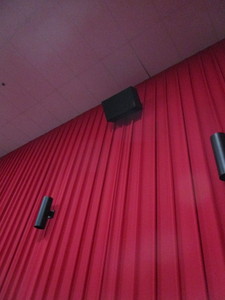 lot 853 image: EV TS8-3 THEATER SURROUND SPEAKERS IN THEATER 5