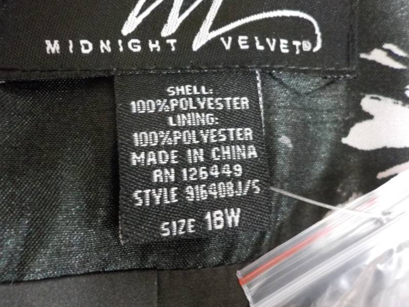 Midnight Velvet womens size 18 jac...