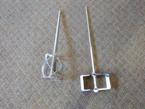 2 Paint Mixer Attachments