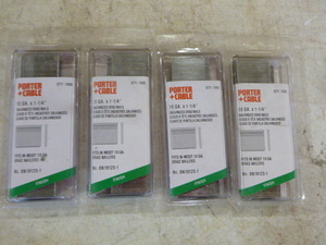 4 Packs of Porter & Cable Galvanized Brad Nails