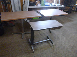 2 Tables and Typewriter Stand