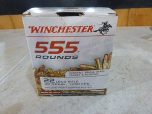 Winchester 22 Long Rifle Bullets