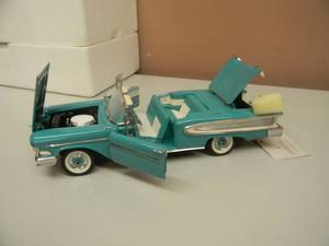 FRANKLIN MINT 1958 EDSEL CITATION CONCERTIBLE 124 SCALE - NEW IN BOX - AWESOME - SEE PICTURES