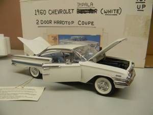 FRANKLIN MINT 1960 CHEVROLET IMPALA HARDTOP COUPE 124 SCALE - NEW IN BOX - AWESOME - SEE PICTURES