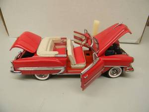 FRANKLIN MINT 1954 CHEVROLET BEL AIR CONVERTIBLE 124 SCALE - NEW IN BOX - AWESOME - SEE PICTURES