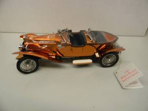 FRANKLIN MINT 1921 ROLLS-ROYCE SILVER GHOST COPPER 124 SCALE - NEW IN BOX - AWESOME PIECE - SEE PICTURES