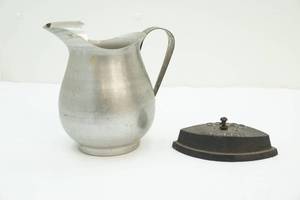lot 17 image: dover sad iron ,pitcher