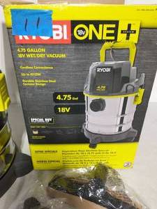 RYOBI 18V 4.75 GAL WETDRY VAC (TOOL ONLY )