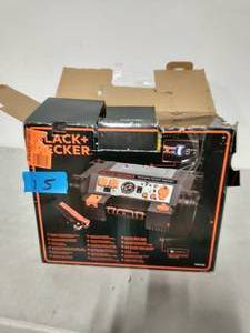 BLACKDECKER 500-Watt Portable Power Station with 120 PSI Compressor, 12-Volt Outlet and USB Port