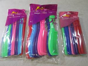 lot 58 image: (BSB) 3 Packs of Assorted Hair Comb...