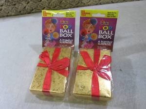 lot 61 image: (EC1) 2 Prank Pop Ball Box Gifts ...