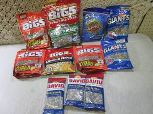lot 91 image: (C-3) Assorted Sunflower Seeds Past...