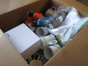 lot 105 image: (A-4) Big Box Full of Large Ceramic...