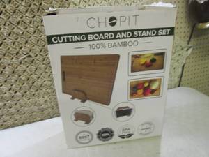 lot 110 image: (F-3) ChopIt Bamboo Cutting Board a...
