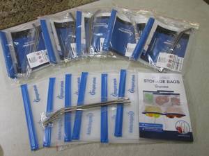 lot 130 image: (F-0) 6 Sets of Reusable Food Stora...