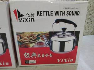 lot 179 image: (F-1) Lot of 2 Tea Pot Kettles with...