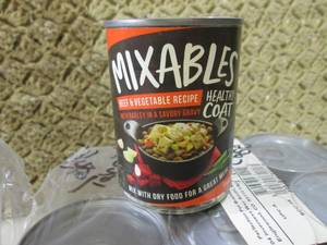 lot 190 image: (BS) 6 Cans of Mixables Beef & Vege...