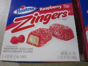 lot 197 image: (B-1) 3 Boxes of Hostess Raspberry ...