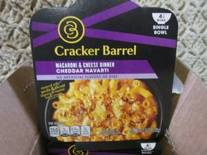 lot 242 image: (C-2) Case of 6 Cracker Barrel Ched...