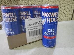 lot 251 image: (C-3) 12-Pack 11oz Cans of Maxwell ...