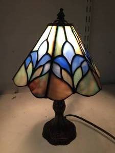 Petite Stained Glass Table Lamp