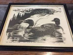 Bob Cary Loons Framed Print
