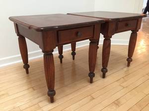 Two Thomasville Accent Tables