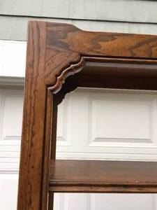 Decorative Six Shelf Wooden Bookshelf