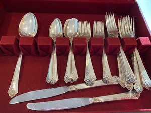 Sterling Silver Flatware- Heirloom Damask Rose