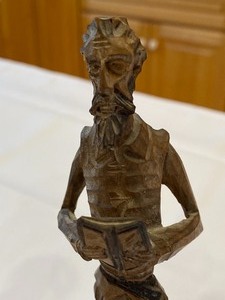 Two Unique Wood Carved Figurines