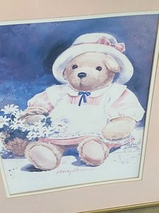 Amy Ann Teddy Bear Framed Poster