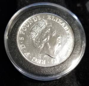 2016 QUEENS BEAST 2 TROY OZ .9999 FINE SILVER IN AIRTITE
