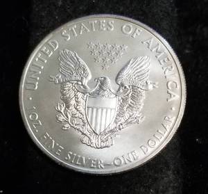 2011 AMERICAN SILVER EAGLE 1 TROY OZ. .999 FINE SILVER DOLLAR