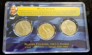 GROUP OF 6 PRESIDENTIAL DOLLARS 2 PROOFS 4 UNC GARFIELD & FILLMORE