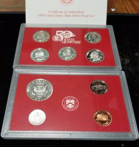 1999 US SILVER PROOF SET IN ORIGINAL PACKAGING