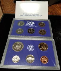 2001 US PROOF SET IN ORIGINAL PACKAGING